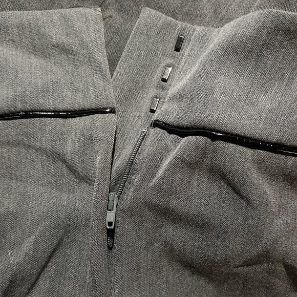 Worthington Womens Stretch Gray Dress Pants Size 18 Polyester/Rayon/Spandex Blen - Picture 5 of 8